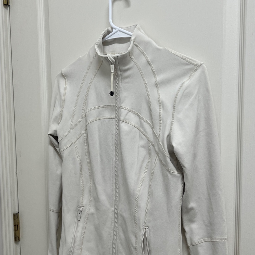 Lululemon Define Jacket *Luon |Size 8 White Opal - Picture 6 of 11